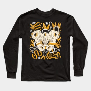 The Hipster Bone Long Sleeve T-Shirt